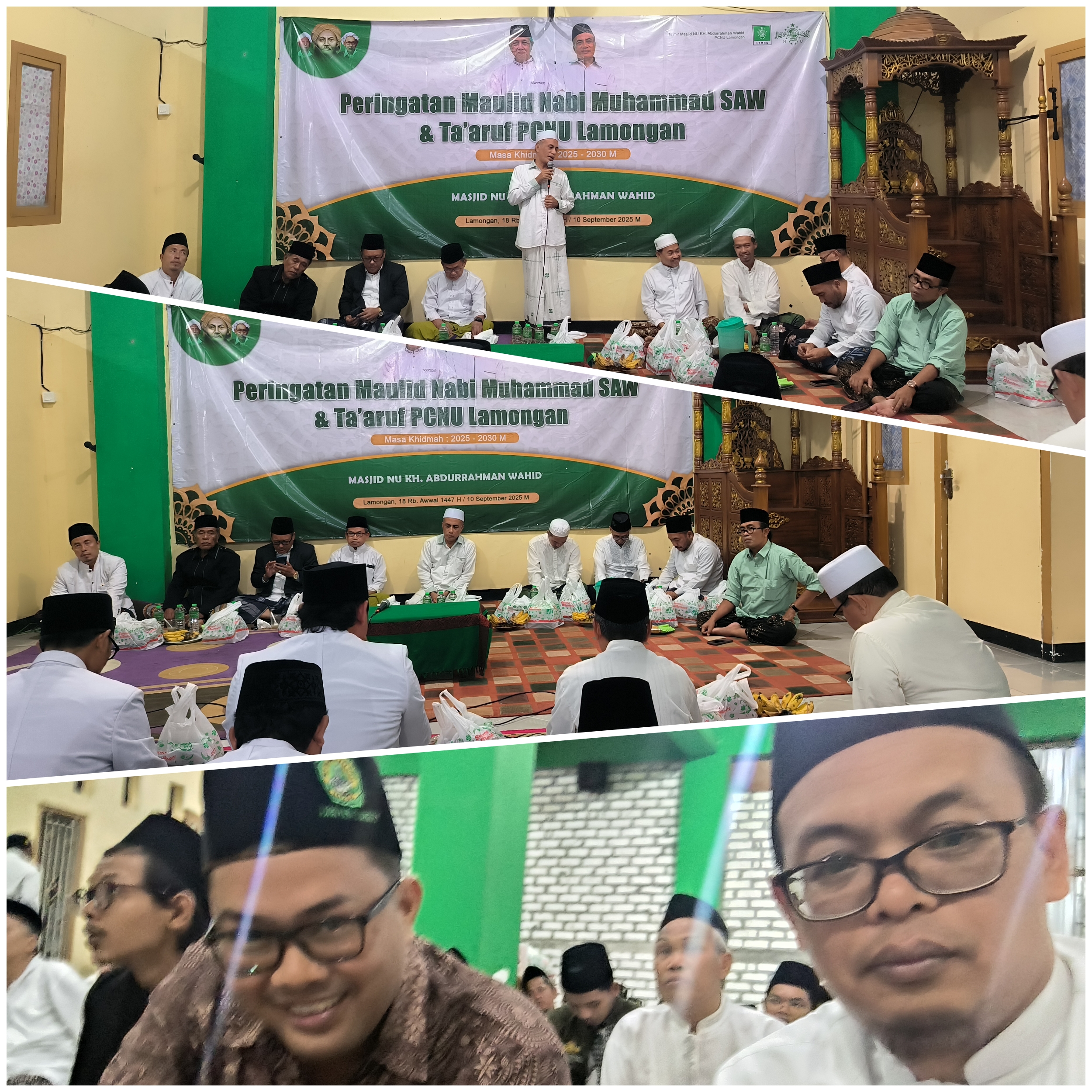 PCNU Lamongan Gelar Peringatan Maulid Nabi Muhammad SAW dan Ta’aruf di Masjid KH. Abdurrahman Wahid