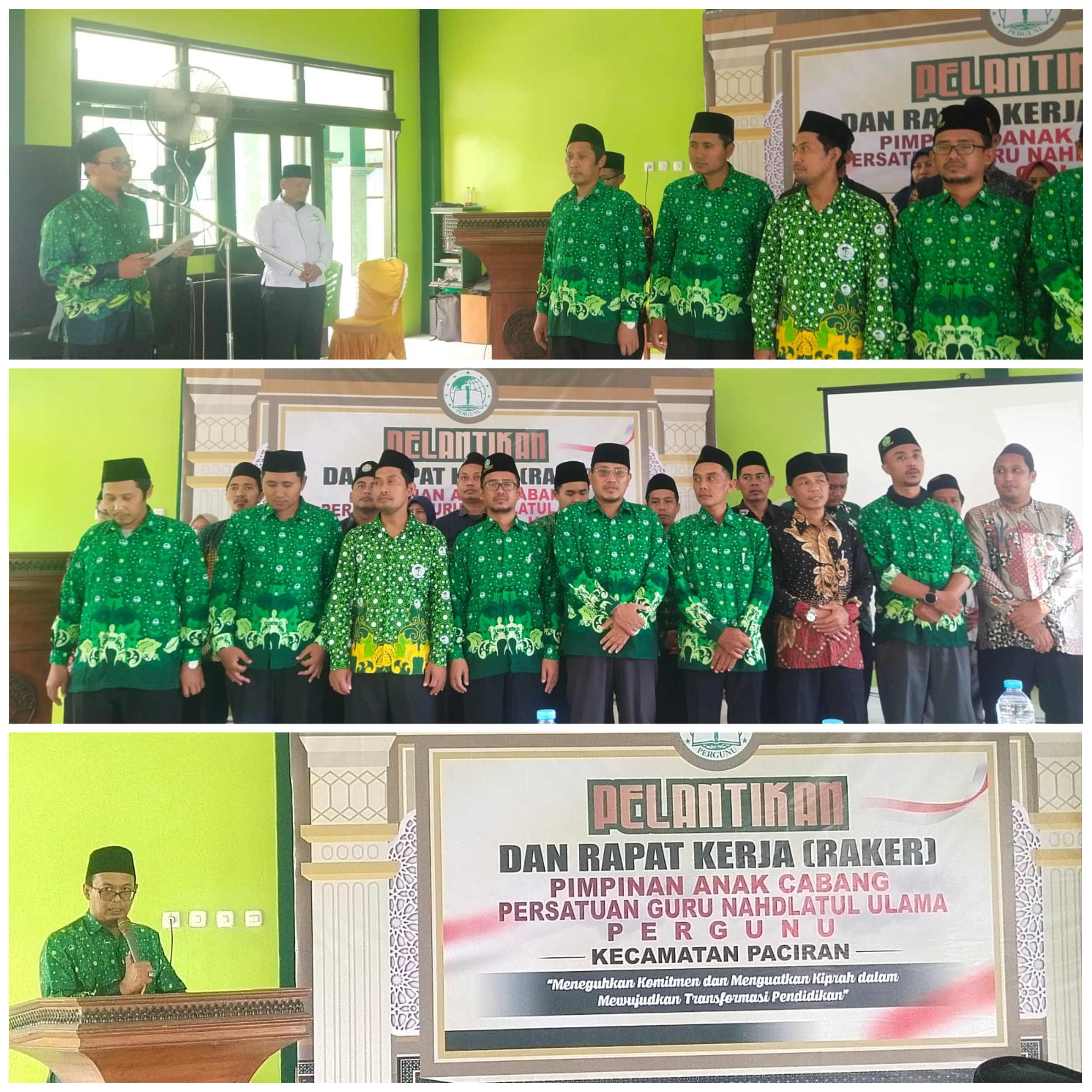 PAC Pergunu Paciran Kukuhkan Pengurus dan Selenggarakan Rapat Kerja, Teguhkan Komitmen Guru untuk Berkhidmat