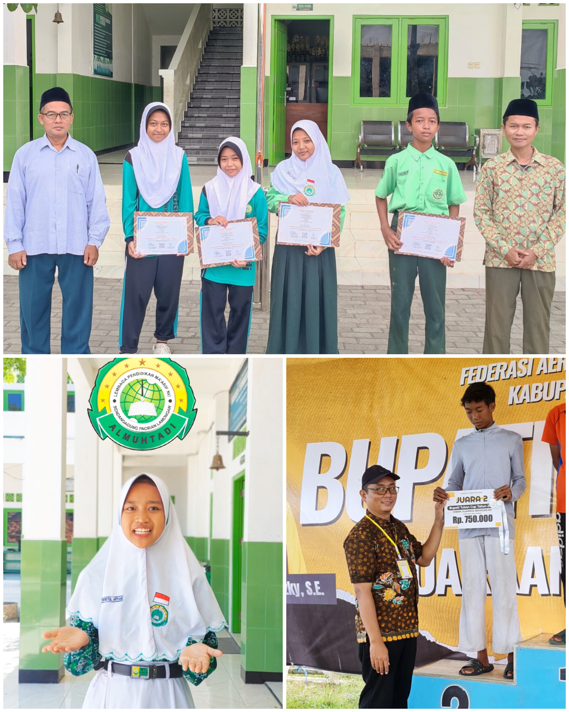 Membanggakan! Peserta Didik MTs Al Muhtadi Raih Prestasi Berbagai Bidang