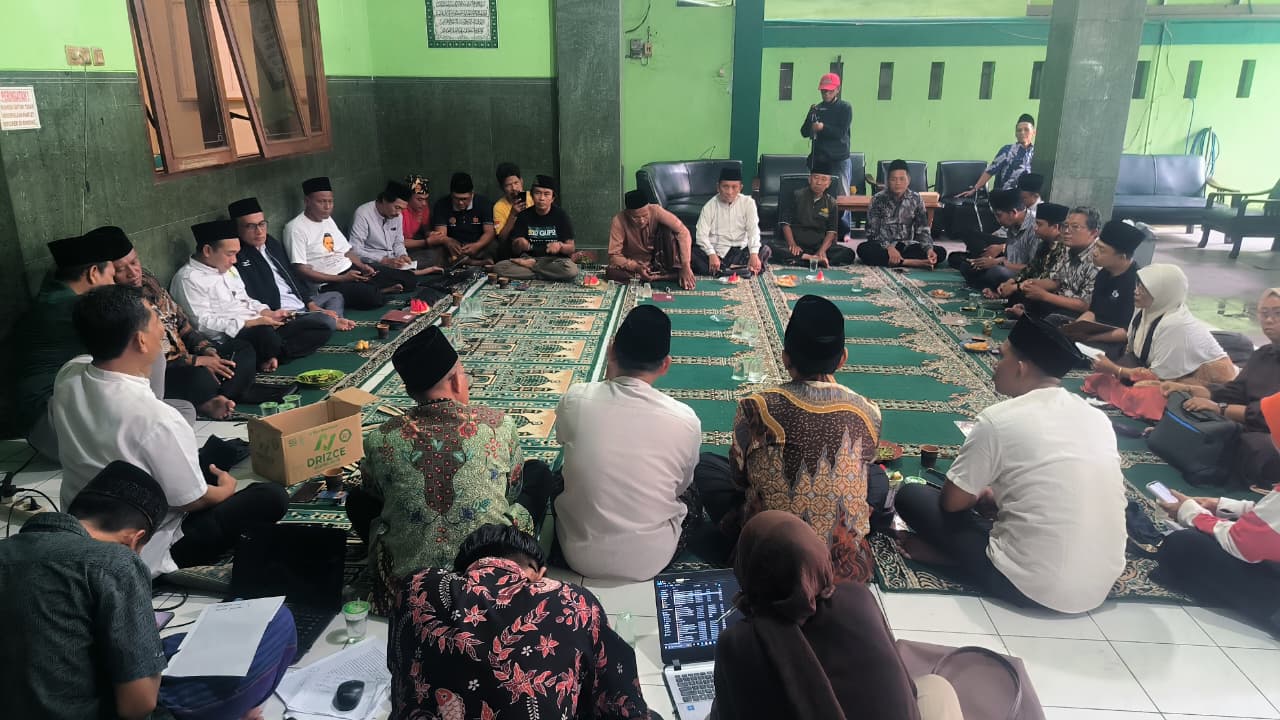 Suasana Rapat Panitia Pelanitkan PCNU Lamongan 2025-2030