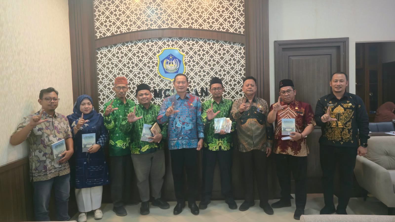 Bapak Bupati Photo Bersama Pengurus Pergunu Lamongan